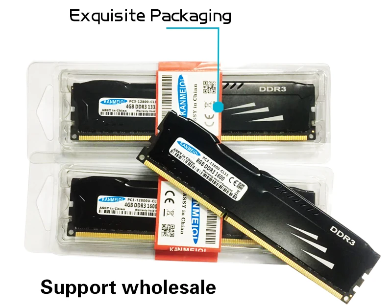 KANMEIQi DDR3 ram 8 Гб 1600 МГц 4 Гб 1333/1866 МГц настольная память с радиатором dimm Memoria 240pin 1,5 В