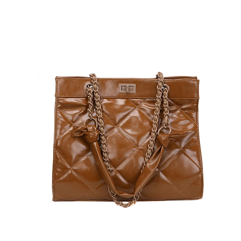 

Luxury High Capacity Chain Designer Big Crossbody Bag for Women 2021 Fashion Branded Quilting Shoulder Handbags and Purses Bolsa