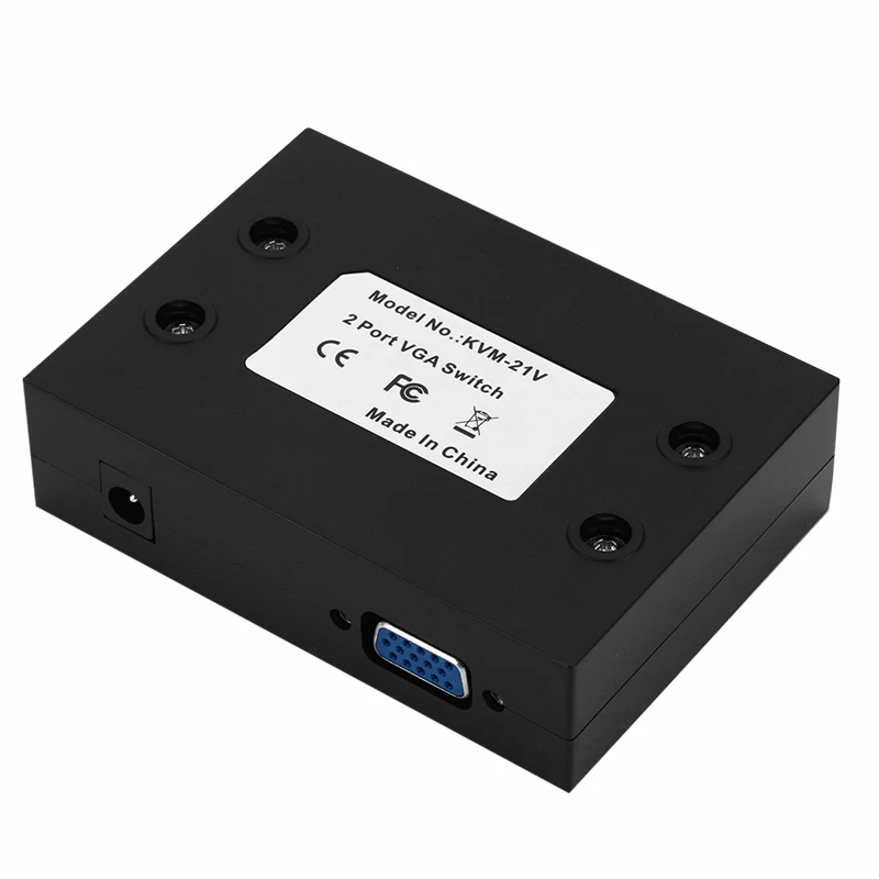 Коммутатор vga с 2 портами выключатель в 1 для консолей ТВ приставок ноутбуков