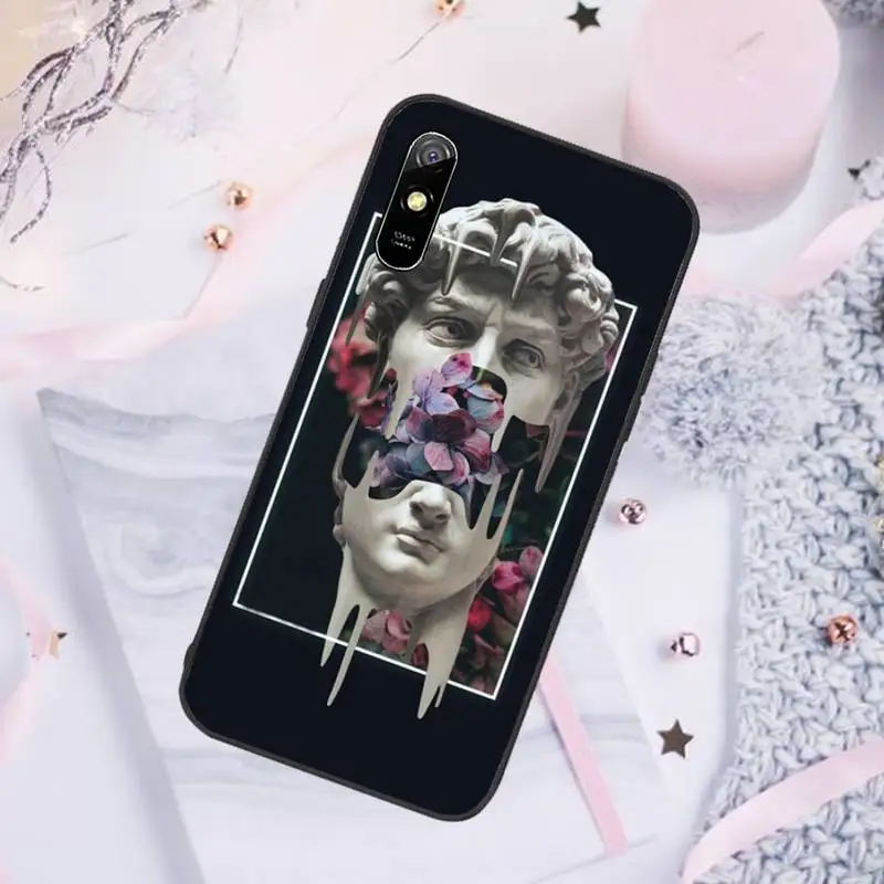 

Renaissance art Mona Lisa statue Phone Cases For Xiaomi Mi Redmi Note 7 8 9 pro 8T 9T 9S 9A 10 Lite pro