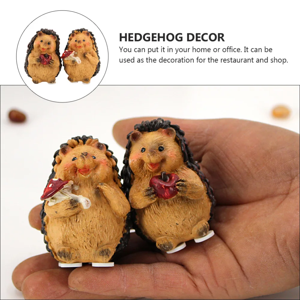 

2pcs Resin Animal Decor Resin Craft Animal Adornment Resin Craft Desktop Decor