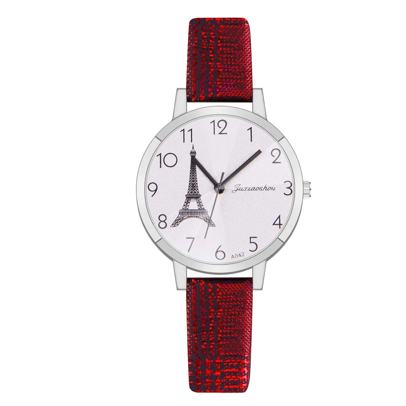 

Fashionable Design Quartz Watch Ladies Elegant Belt Watch Analog Arabic Digital Quartz Watch Imitation Leather Belt Watch