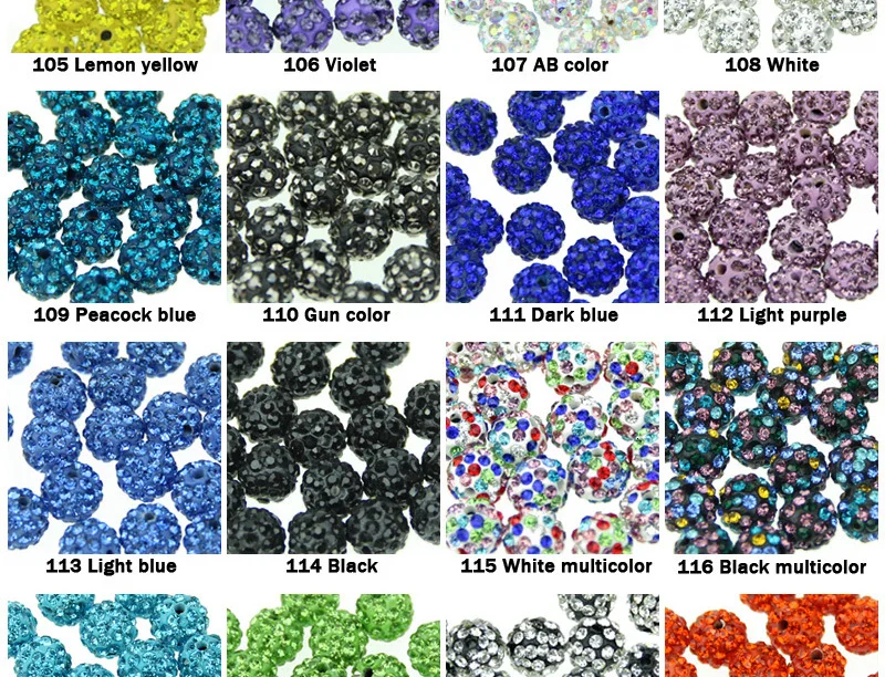 JHNBY 10 мм 20 шт шарики Clay Disco мяч хрустальные бусы паве Высокое качество модные свободные бусины ювелирные изделия ожерелье браслет DIY Аксессуары