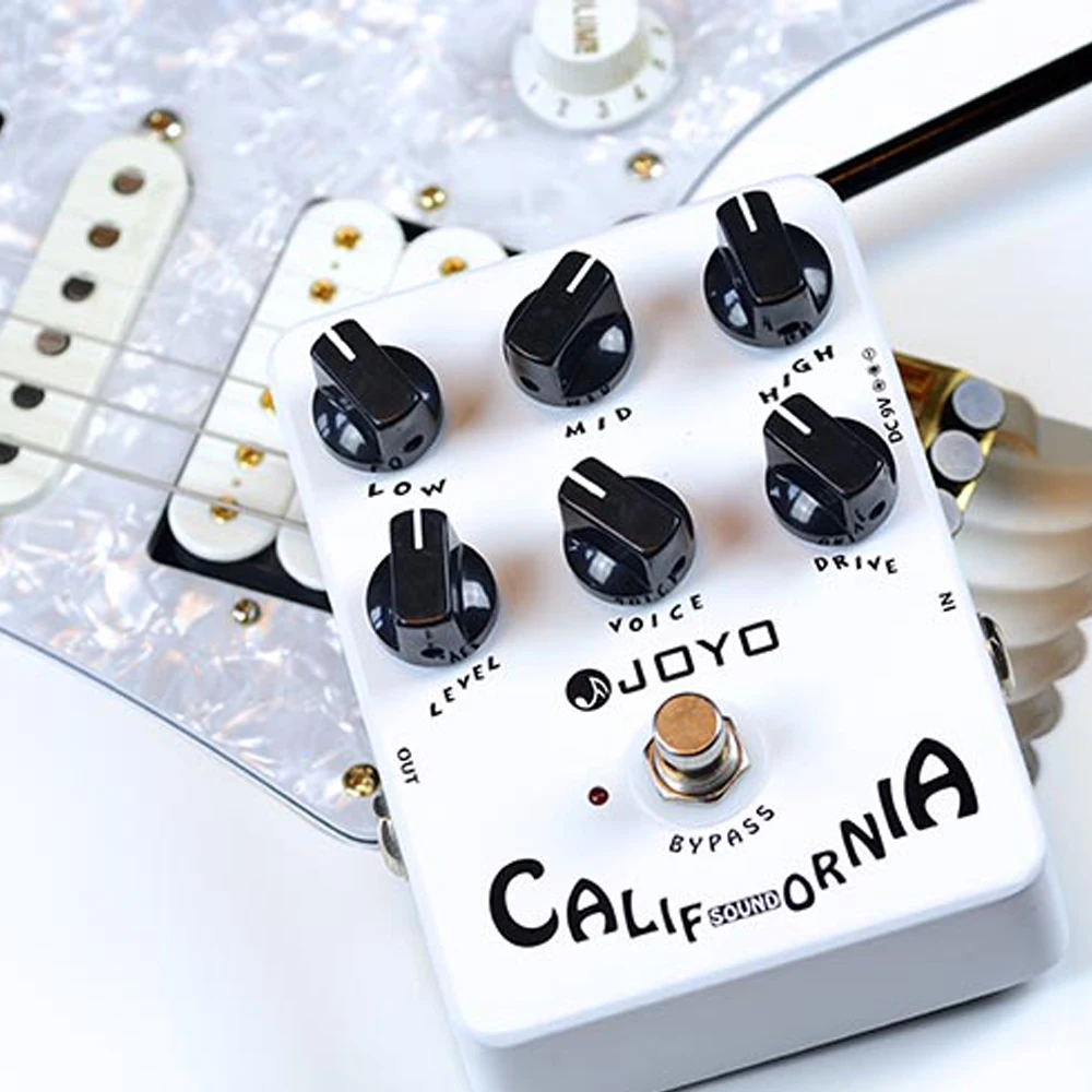 JOYO JF-15 Overdrive звуковая педаль с эффектом Калифорнии для электрогитары имитации за