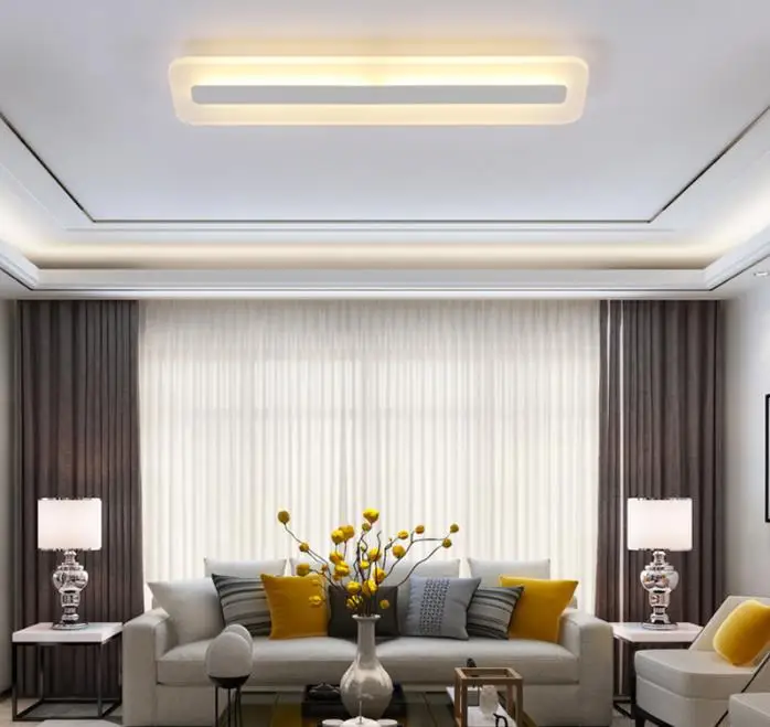 Современный минимализм высокая яркость Светодиодные потолочные светильники