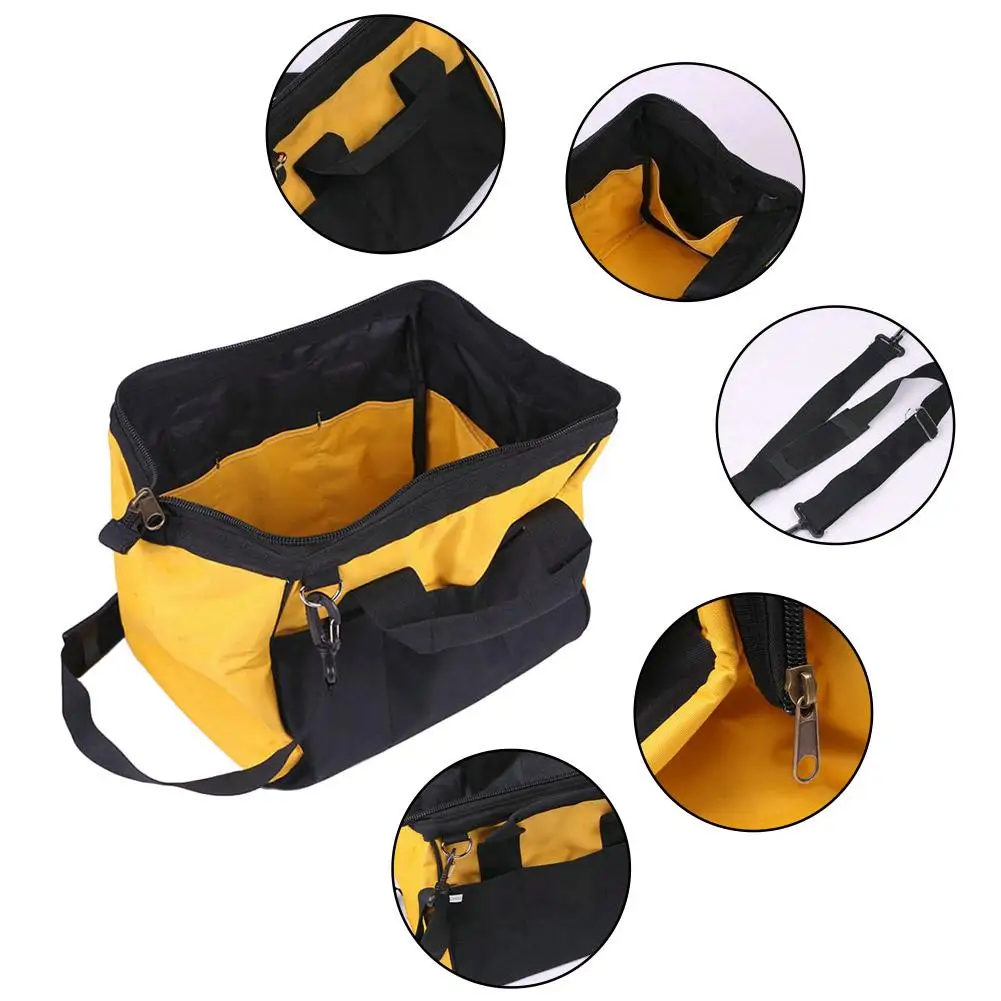 

Soft Sided Tool Bag Portable Storage Oxford Tool Bag Multi Purposes Capacity Storage Handbag for Tools
