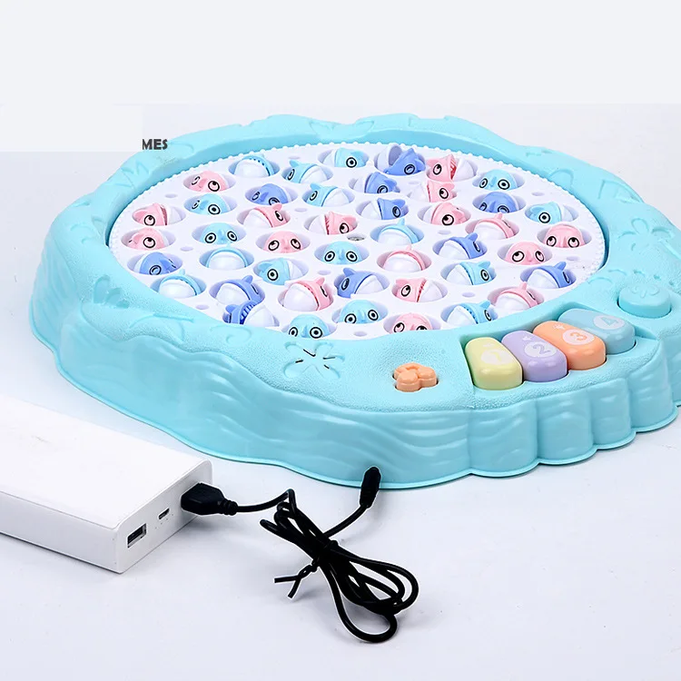 

Electric Automatic Diaoyutai Multi-Function Music Electronic Organ Tang Poetry Toys Children's Educational Games Fishing Toys