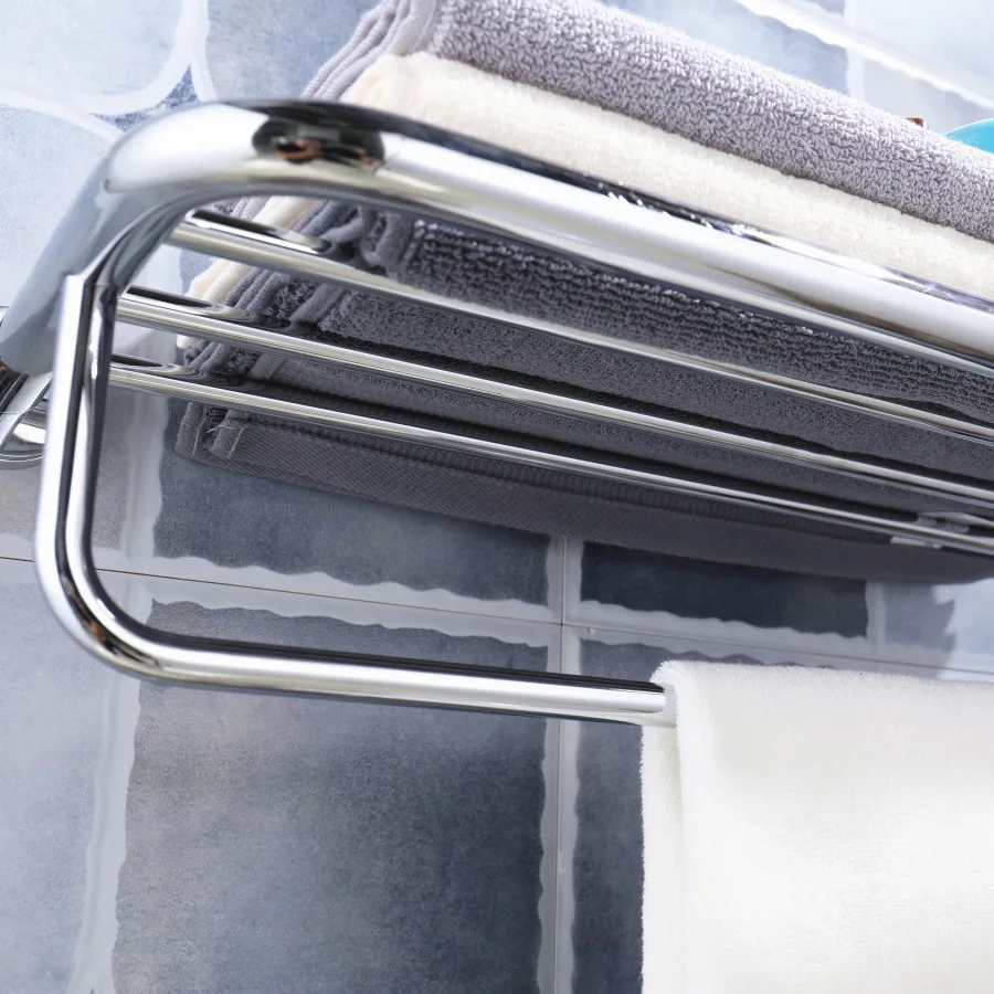 Нержавеющая сталь Ванная комната Полотенца держатель Органайзер настенный