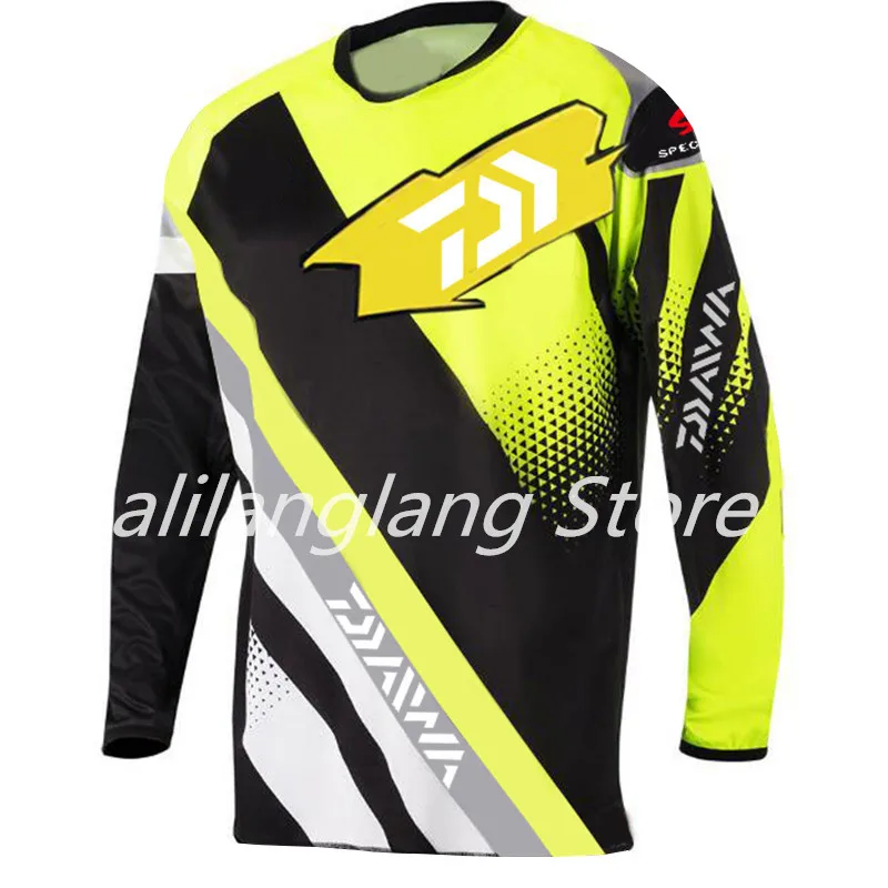 

New Daiwa Professional Hiking Climbing Clothes Fishing Clothing Anti UV Anti Mosquito Breathable Quick-drying Fishing Shirt AK84