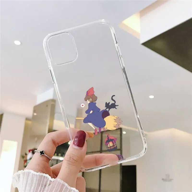 

Kiki's Delivery Service Phone Case Transparent soft For iphone 5 5s 5c se 6 6s 7 8 11 12 plus mini x xs xr pro max