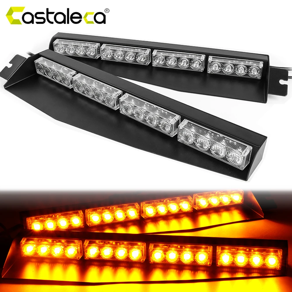 Castaleca дневные ходовые огни Предупреждение Дневной светильник s 32 led аварийного