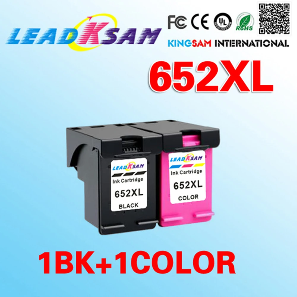 Чернильный картридж 652XL для hp 652 совместим с XL Deskjet 1115 1118 2135 2136 2138 3635 3636 3835