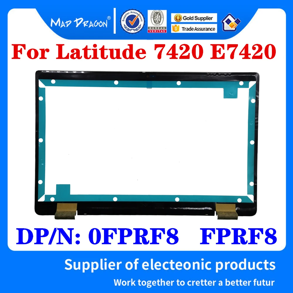 

New Original 0FPRF8 FPRF8 AP30S000301 For Dell Latitude 7420 E7420 Laptop LCD Bezel LCD Front Trim Cover Bezel Plastic