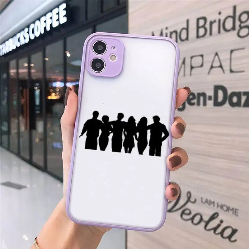 

Friends TV Phone Cases Matte For iPhone 12 Mini 11 Pro XR XS Max 7 8 Plus X Hard PC Back Cover