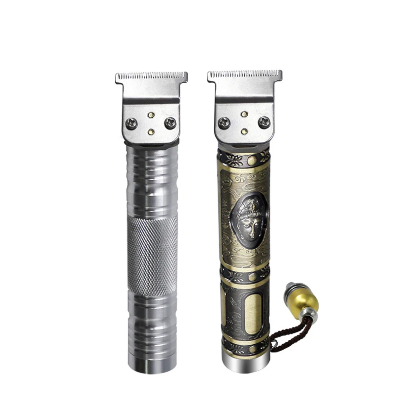 USB режущий цифровой триммер для волос резьба маленькая серебряная трубка медная