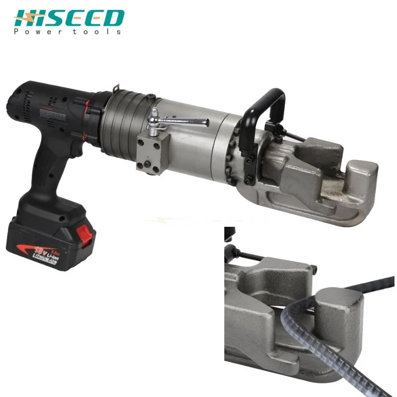 Ручной беспроводной гидравлический зажим для арматуры Круглый стальной резак