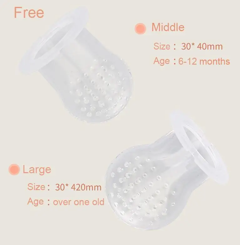 

Baby nipple Baby Pacifiers Feeder Kids Fruit feeding nipple Safe Supplies Nipple Teat Pacifier Bottles Infant Teething Toy