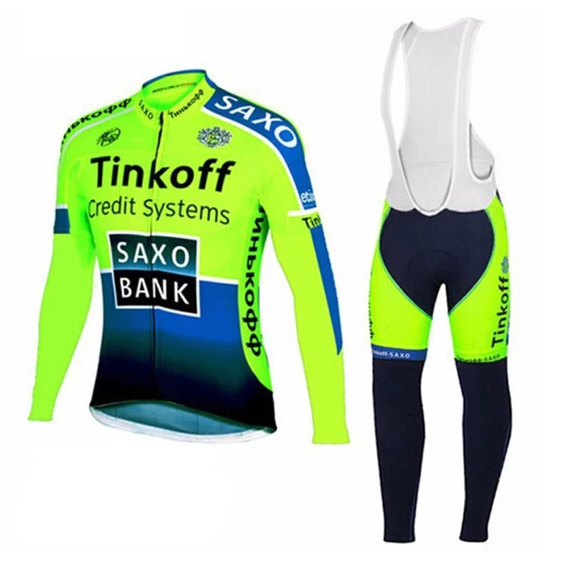 

Cycling Clothing Man Personality Cycling Jersey Set Bike Bicycle Tinkoff Pro Cycling Jersey set MTB clothing Spring and Autumn