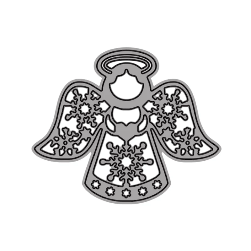 Металлическая высечка форма Ангел для скрапбукинга изготовление бумажных