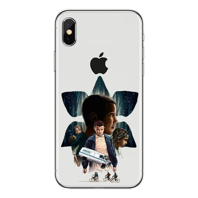 Чехол для телефона Strange things мягкий прозрачный Силиконовый ТПУ чехол iPhone 4 5 6 7 8 Plus