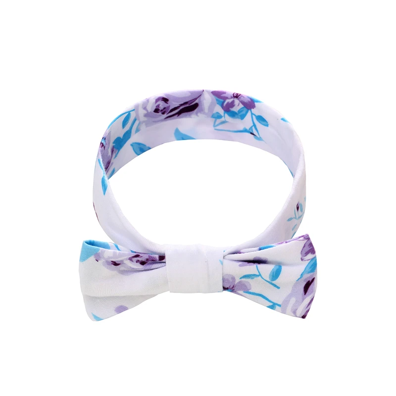 Повязки на голову для маленьких девочек хлопковая повязка с принтом детская