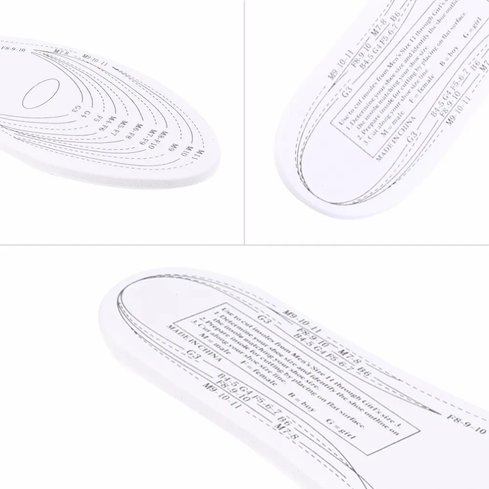 

1 Pair Unisex Memory Foam Shoe Insoles Adjustable Men Women Antiarthritis Shoe Cushion Breathable Insoles Foot Care