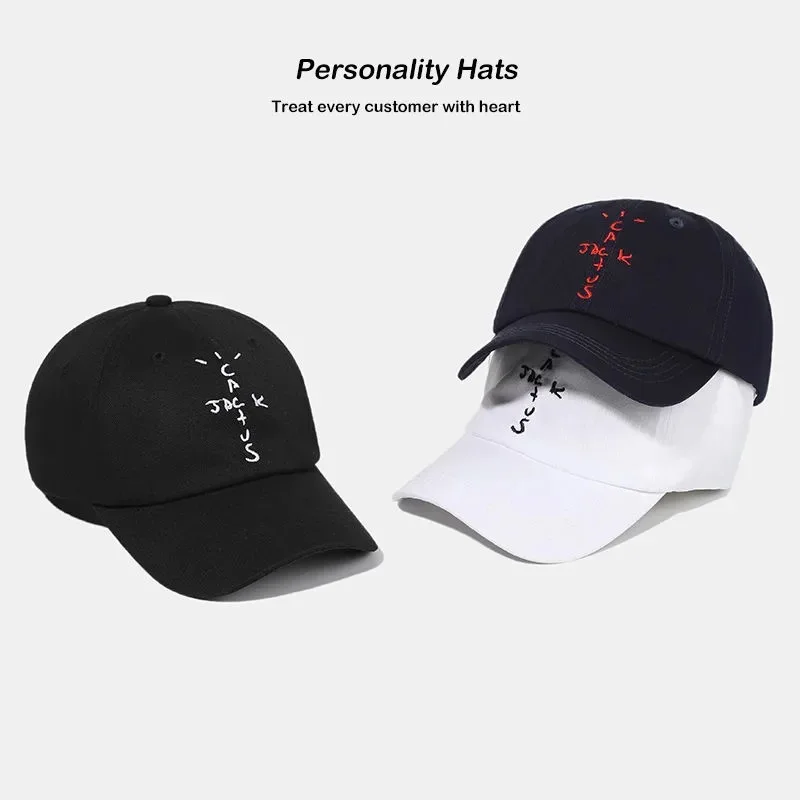 100% Cotton Cactus Jack Baseball Caps Travis Scott Unisex Astroworld Dad Hat Cap ASTROWORLD Embroidery Man Women Summer Hat 100% cotton dad hat happy face travis s cott latest album astroworld cap travis embroidery baseball caps 2019 new