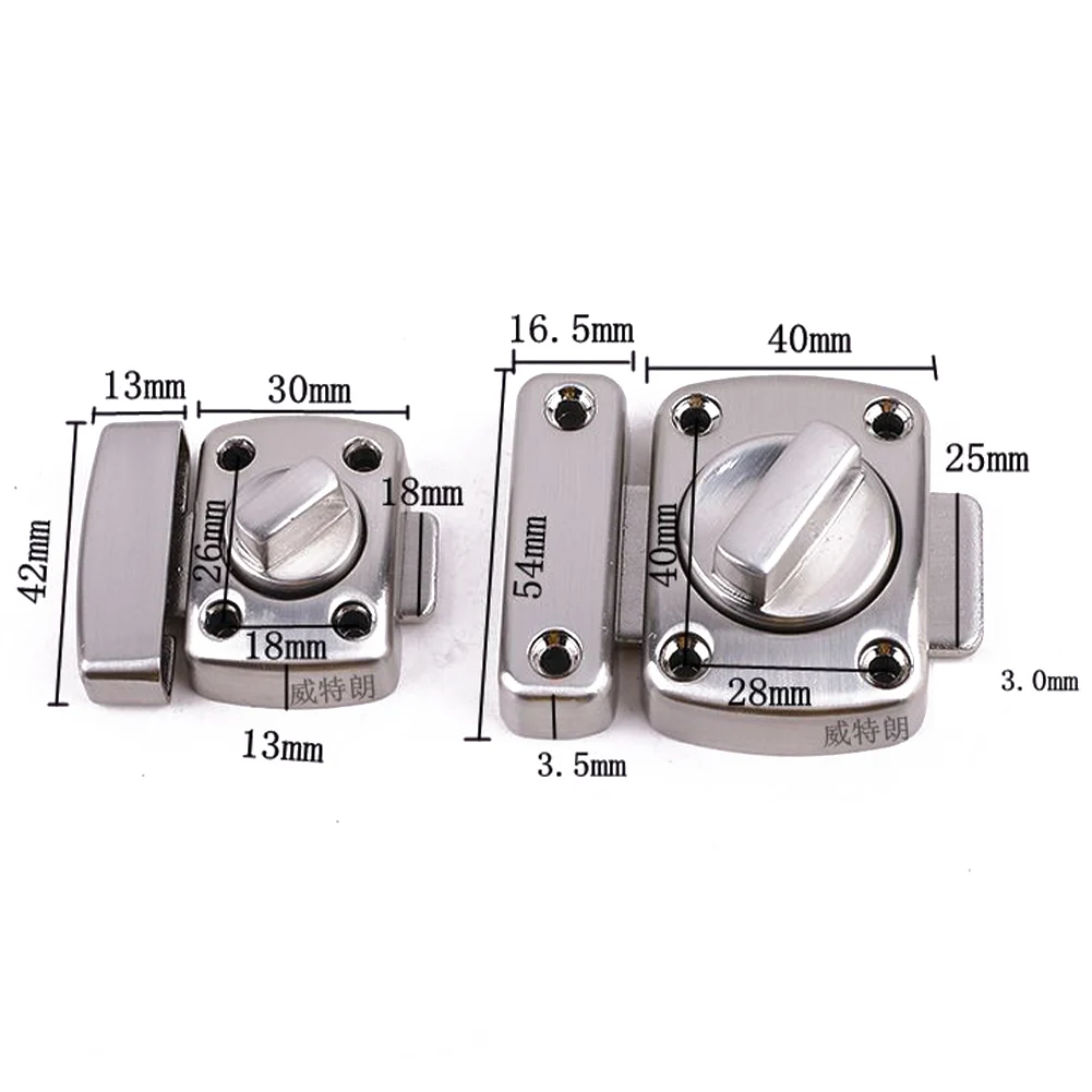 Красивый Круглый врезной замок в комплекте для раздвижных дверей Размеры 35-50 мм