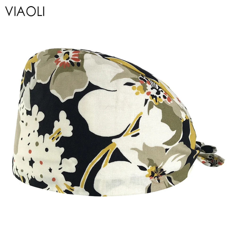 Новая мода классическая печать спа матовая шляпа Регулируемый скраб Салон