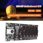 Десктопная компьютерная материнская плата для майнинга BTC-T37 8 GPU с процессором PCI Express 16X, графическая карта DDR3, доска для майнинга