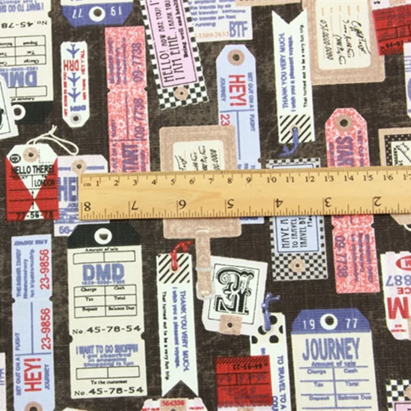 Половинная утолщенная хлопчатобумажная ткань с европейским и американским