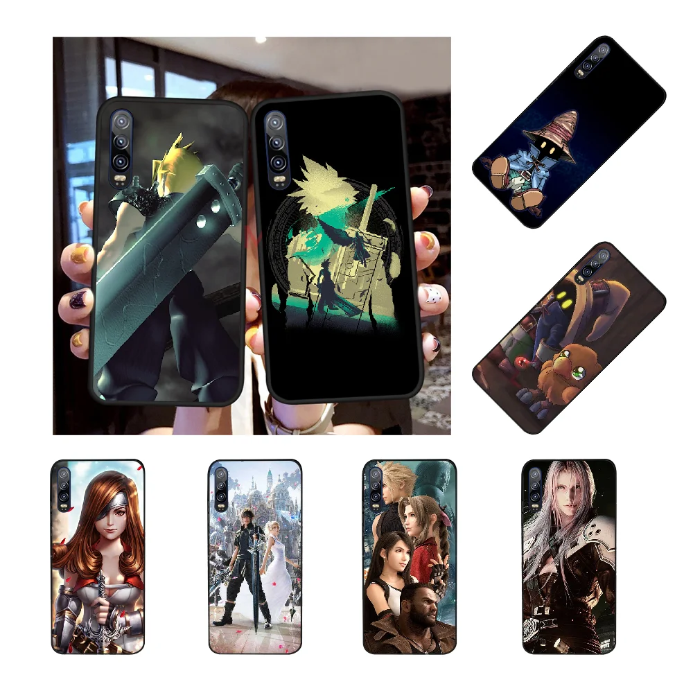 NBDRUICAI финальная фантазия Vivi Ornitier мягкий черный чехол для телефона Huawei Y5 Y6 Y7 Y9 Prime
