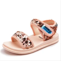 girls sandals gladiator sequins soft childrens beach shoes kids summer sandals princess shoes 4 10 years casual sneakers