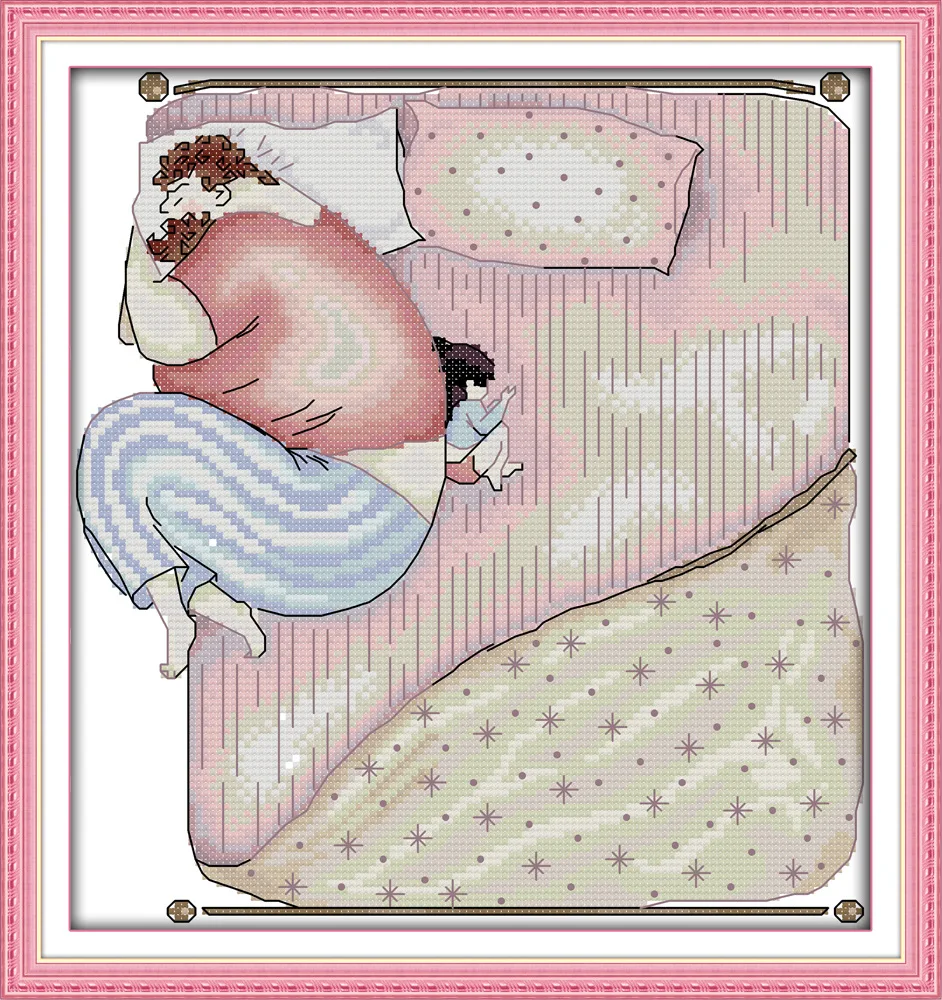 Новое поступление китайские наборы для вышивки крестиком DMC с отцом любви Набор