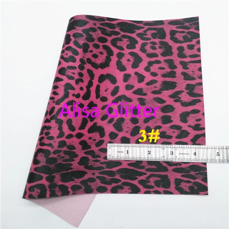 1 шт. A4 Размер 21х29см Алиса блестящая розовая ткань леопардовая крокодиловая замша