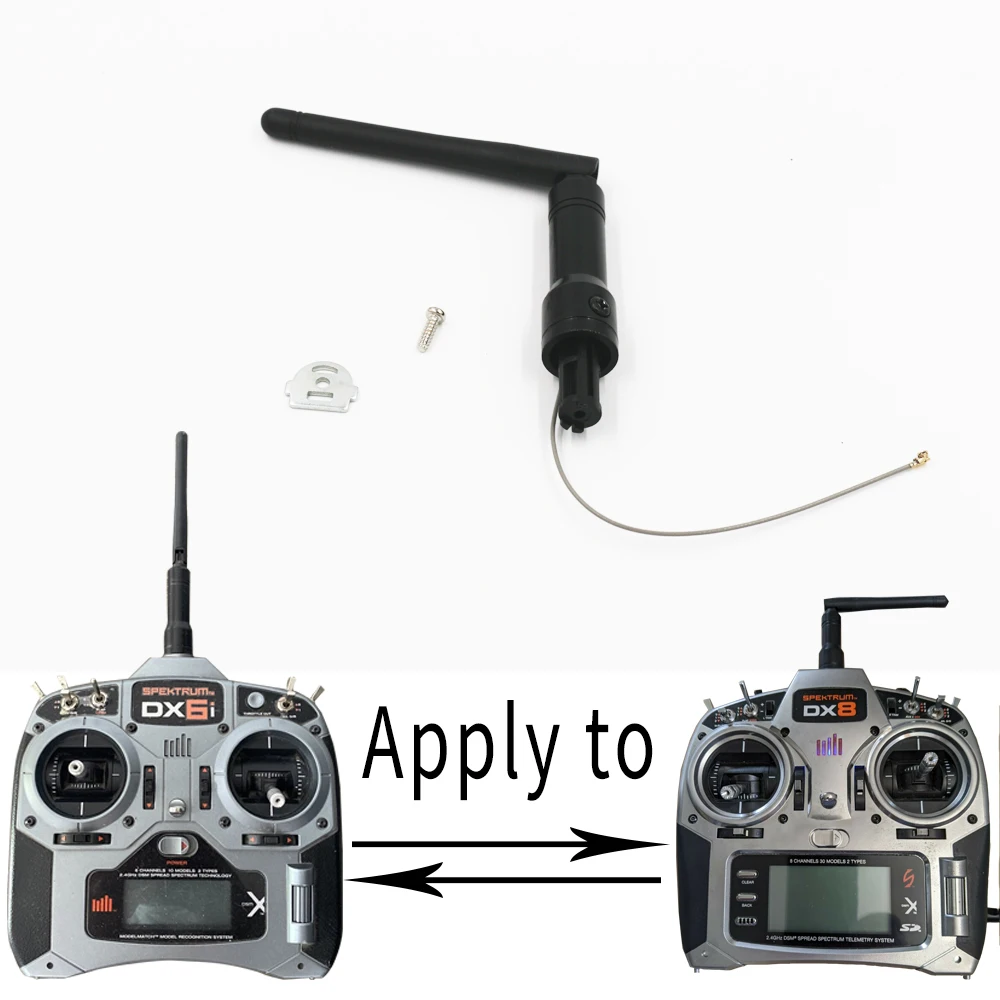 

Antenna for SPEKTRUM DX6i DX7 DX8 Radio Aerial for ORX T-SIX JR Transmitter DSX7 DSX9 DSX12 Black and White