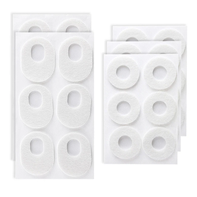 

6PCS/Sheet Callus Cushions Shoes Heel Pad Foam Round Toe Foot Corn Bunion Protectors Pads Eyelet stickers 2Types