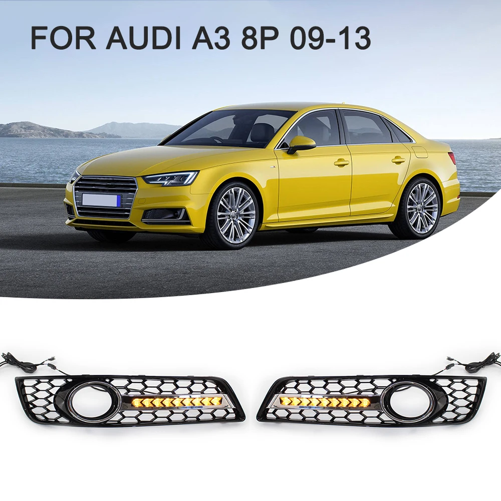Запасная Передняя решетка для AUDI A3 8P 09-13 передний бампер противотумансветильник