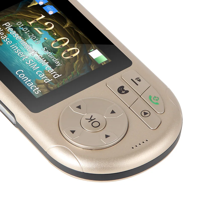 Игровой мобильный телефон UNIWA GP001 2 в 1 8 дюйма 84 встроенных режима 2500 мАч GSM 2G две SIM