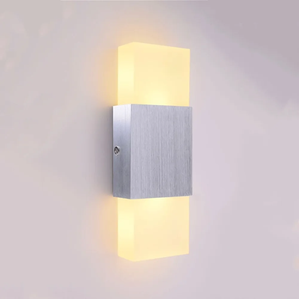 

Светодиодный настенный светильник 6 Вт современный простой интерьер Спальня Гостиная коридор прикроватные Ванная комната фон Декоративны...