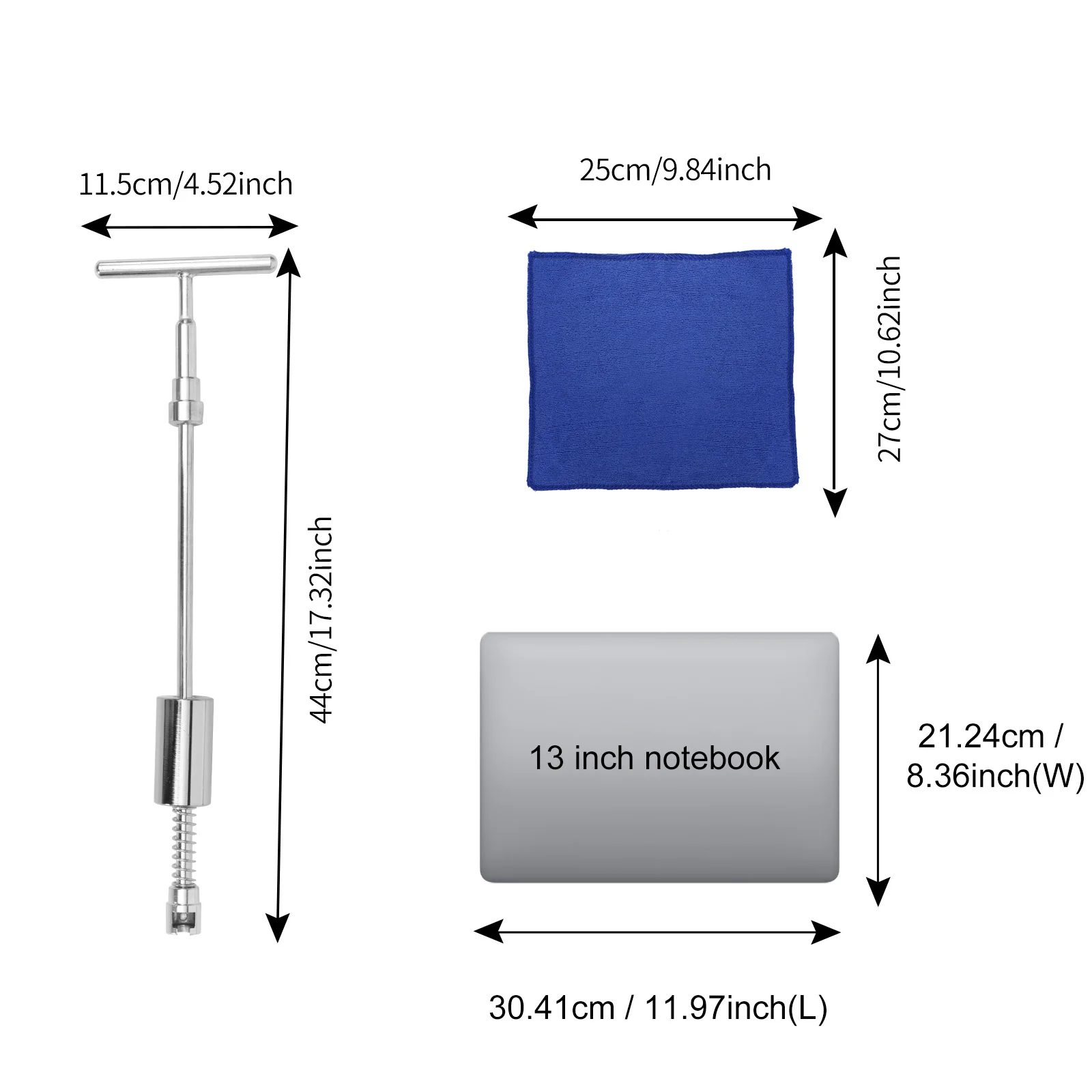 

Practical Dent Removal Tool Multifunctional Durable Robust Removal Hail Repair Kit Dent Removal Set Car Dent Puller for Car