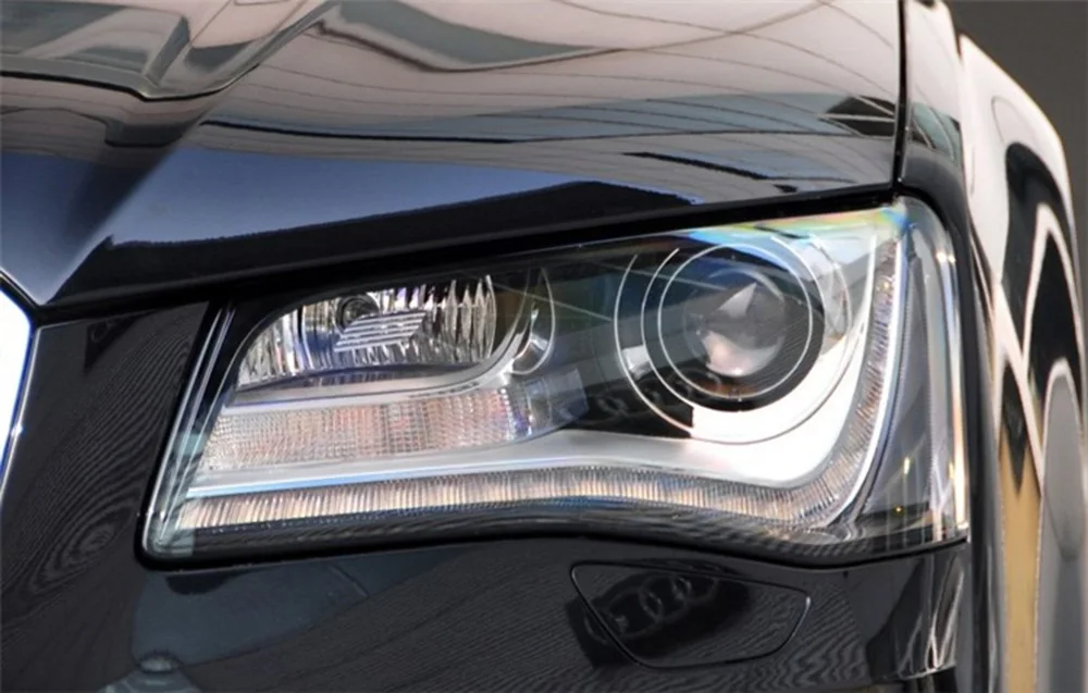 Автомобильные фары объектив для Audi A8 2011 2012 2013 Замена Передняя авто крышка
