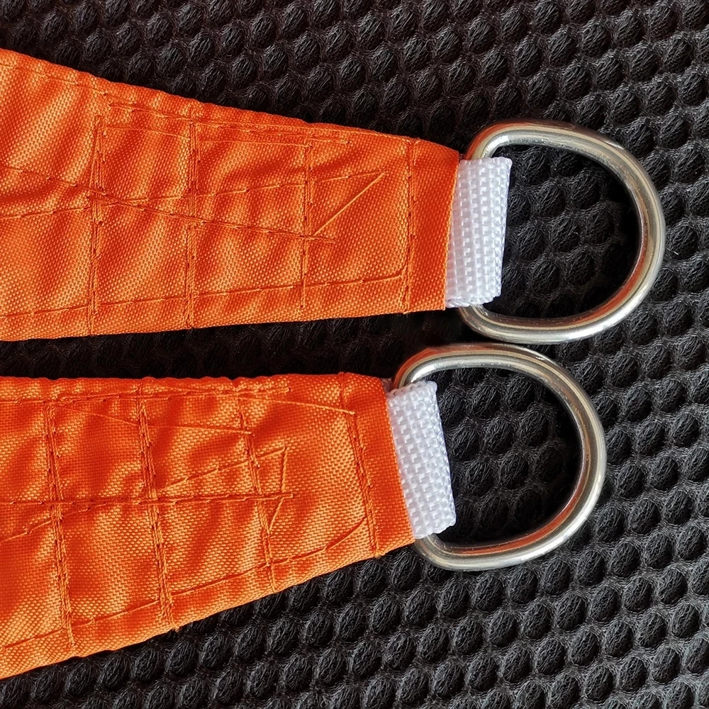 

Outdoor shade sail, 300D orange triangle waterproof sail canopy, outdoor canopy garden terrace swimming pool sun shelter