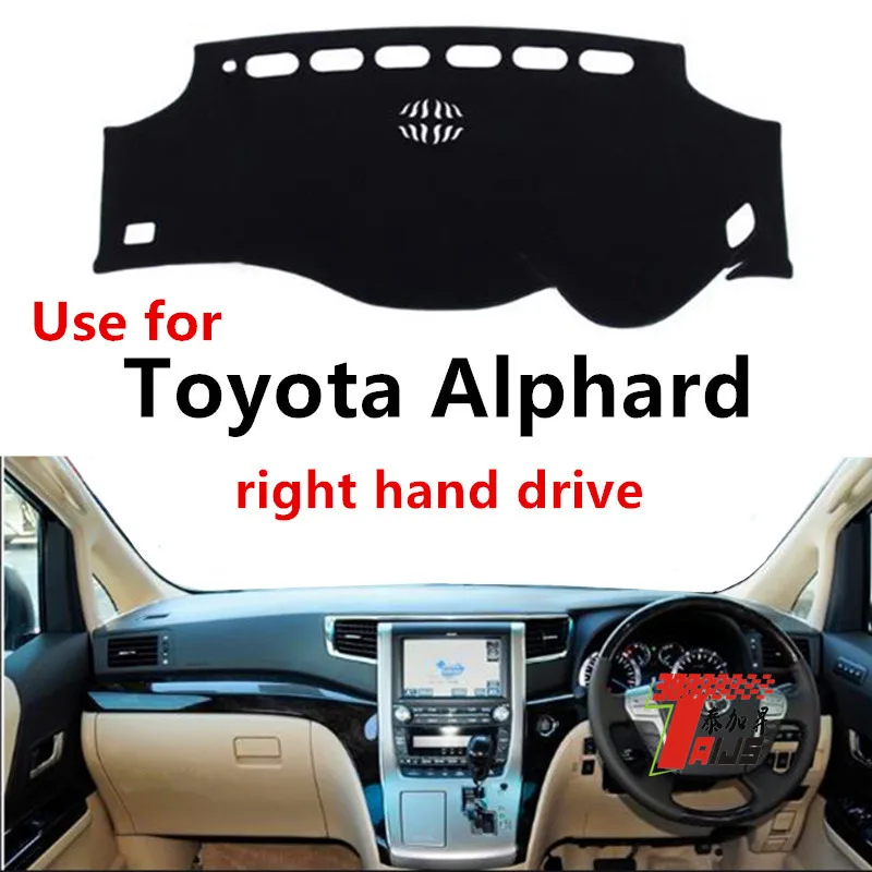 

TAIJS Factory High Quality protective Polyester Fiber Car Dashboard Cover For TOYOTA Alphard Right hand drive