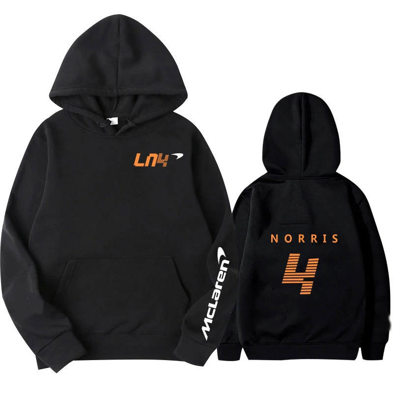

Толстовка с капюшоном для фанатов McLaren Racing, модель 2021 года, толстовка Формула 1, модная Повседневная Толстовка большого размера для мужчин и ...