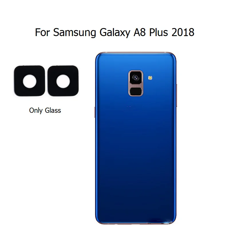 

20 шт., новые стеклянные линзы для задней камеры Samsung Galaxy A8 Plus 2018