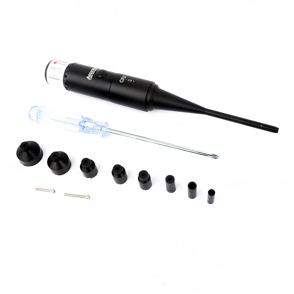 

WIPSON Hunting Green Red Laser Boresighter Kits Green Red Dot Bore Sight with On Off Switch for .177 to .50 Caliber Riflescope