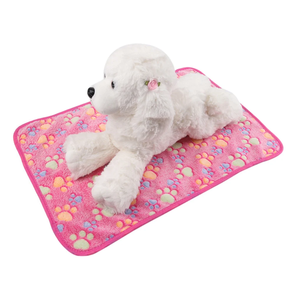 

Soft Coral Fleece Pet Sleeping Mat Cat Bed Dog Bed Thick Pet Mat Blanket Mmattress Household Warm Carpet