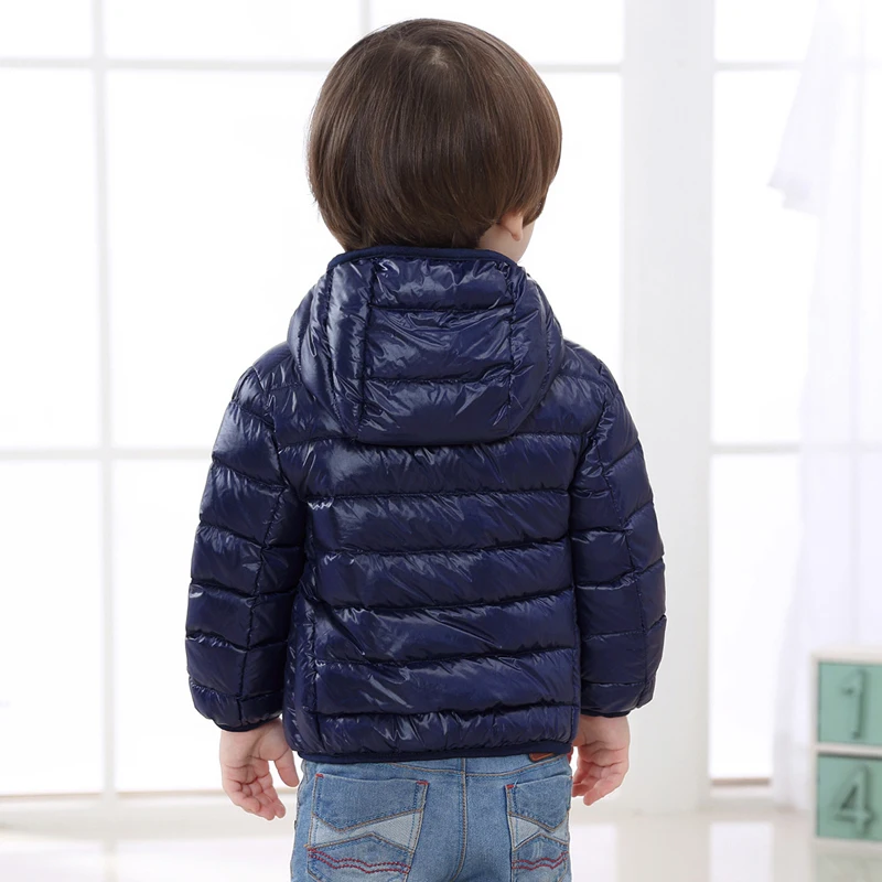 

Children Down Jackets 2021 New 90% White Duck Down Hooded Kids Winter Jackets for Boys Girls Ultra Light Portable Winter Coat