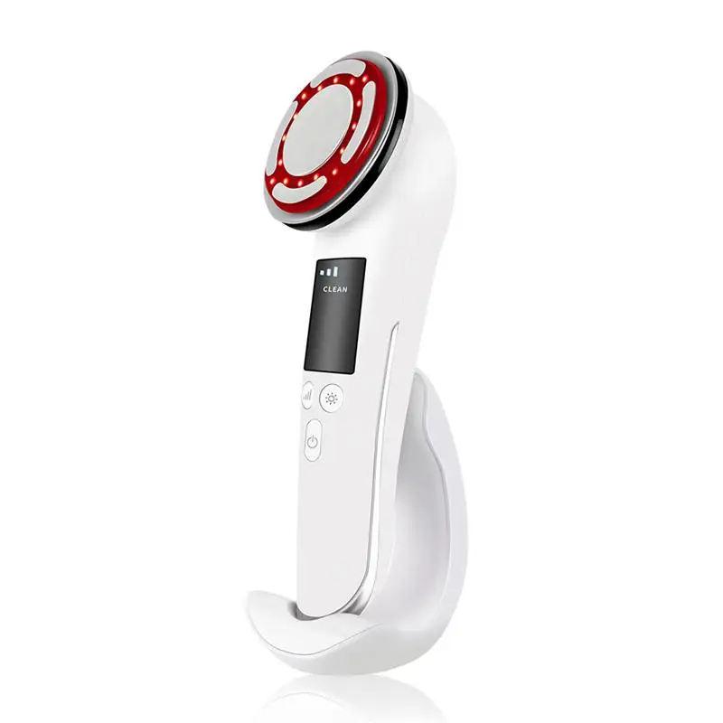 Home Beauty Instrument Ion Vibration Massage Face Micro-current Pulse Cold and Hot Color Light | Красота и здоровье